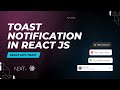 Toast Notifications in Reactjs & NextJS 14  | react-hot-toast