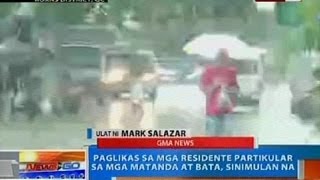 NTG: Paglikas sa mga residente partikular sa mga matanda at bata, sinimulan na