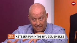 Kétezer forintos nyugdíjemelés