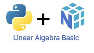 Linear algebra with python and numpy library