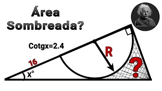 Reto Geometrico !!! Calcular el Área Sombreada🎁