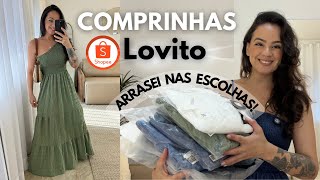 COMPRINHAS SHOPEE NA LOVITO || VESTIDO PERFEITO, AS BLUSAS MAIS LINDAS, JEANS, CONJUNTO || + LOOKS