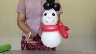 Balloon Snowman 氣球 風船 雪人