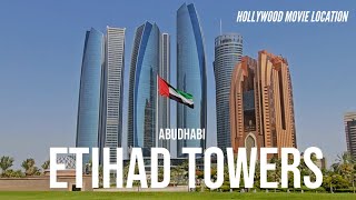 Etihad Towers Abu Dhabi - Hollywood Movie location #abudhabi #hollywood #skyscraper #city