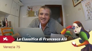 Venezia 75 - La classifica di Francesco Alò dei film in Concorso