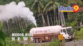 Gas Tanker leaked in Uppinangadi..