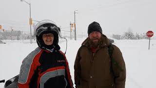 2020 Snowmobiling in Petawawa