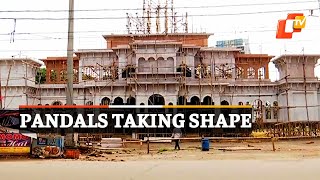 Massive Durga Puja Pandals Taking Shape In Bhubaneswar | OTV News