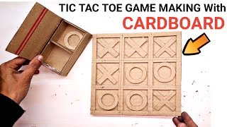 Cardboard Games - How to Make Tic Tac Toe Game with Cardboard