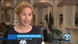 Against state orders, OC hair and nail spa owner says she's keeping doors open | ABC7