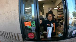 Dunkin' Donuts Drive-Thru, Boston Kreme & Coffee, 1835 S Greenfield Rd, Mesa, Arizona, 22 Oct 23 NGH