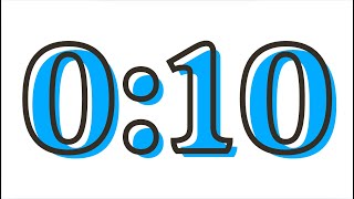 Blue Shadow 10 Second Timer | Clean & Minimal Countdown