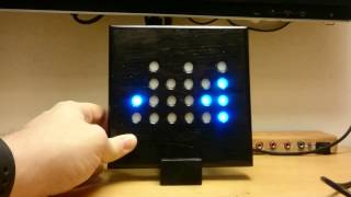 binary clock atmega 16 demo