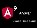 Angular 9 Tutorial : Class Binding