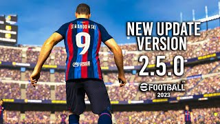 efootball 2023 New Update V 2.5.0 Barcelona vs Napoli - PC