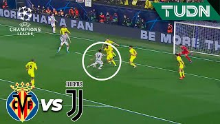 ¡Cruce salvador! Albiol aguanta | Villarreal 0-1 Juventus | UEFA Champions League 2022-8vos | TUDN