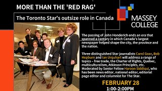 More than the “Red Rag” -- The Toronto Star’s outsize role in Canada