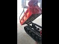 crawler type transfer trolley for orchard and farm