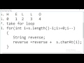 Reversing a String in java -Detailed Analysis with algorithm
