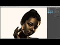 photoshop atelier appliquer une texture or sur un visage