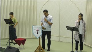 泡瀬バプテスト教会 主日礼拝 2023年8月6日 具志堅　昭牧師 「嵐を鎮めるイエス様」マタイ8章23節～27節