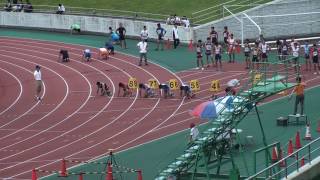 2017東部陸上カーニバル　一般男子100m　予選4組～6組