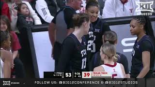 #11 TCU vs. Texas Tech Condensed Game | 2024-25 Big 12 Women's Basketball