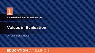 Values in Evaluation