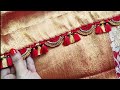 new bridal saree kuchu #sareekuchu# Nandana creations //