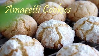 Divine! Gluten-free! Almond flavored Italian macaroons, Amaretti cookies