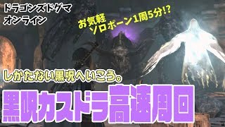 【DDON】黒呪カスドラ高速周回!!ディードボックスで腕輪GET