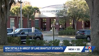 New details in the arrest of two Seminole County high school students