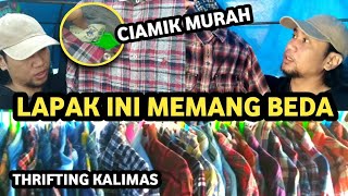 Review saya diuji di sini kemeja kualitas bagus harga masuk akal thrifting kalimas surabaya