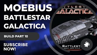 1/4105 Moebius Battlestar Galactica Scale Model Build Finale