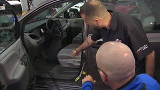 Former high school principal gets new retrofitted minivan after losing legs in crash