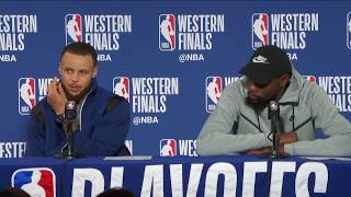 Stephen Curry & Kevin Durant Postgame Interview | Rockets vs Warriors Game 4
