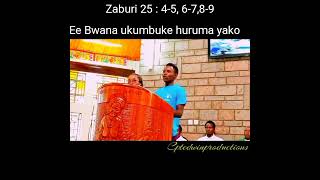 EE BWANA UKUMBUKE HURUMA YAKO ||Zaburi 25:4-5,6-7,8-9|| Sung by CptEdwin and Cecilia at KUCC