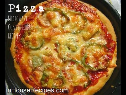 Make Veg Pizza in Microwave Convection Oven Recipe Make Veg Pizza in Microwave Convection Oven Recipe