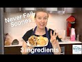 EASIEST SCONE RECIPE - Easy Healthy Tasty. Never Fail Scones. #WithMe New recipes every week.