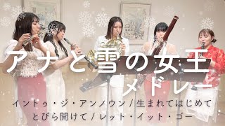 「アナと雪の女王」メドレー【木管五重奏で演奏してみた！】Disney：Frozen medley