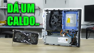 FIZ UPGRADE NO PC DELL DE LEILÃO DE 400 REAIS, DÁ PRA BRINCAR