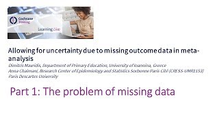 Part 1: The problem of missing data