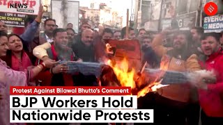 BJP Workers Hold Nationwide Protests Against Comments Made By Pakistan Minister Bilawal Bhutto