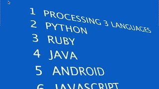Processing python mode text effect1