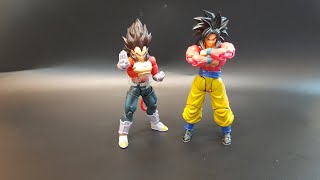 BANDAI SHF 龍珠GT 超級撒亞人4 孫悟空 比達 開箱