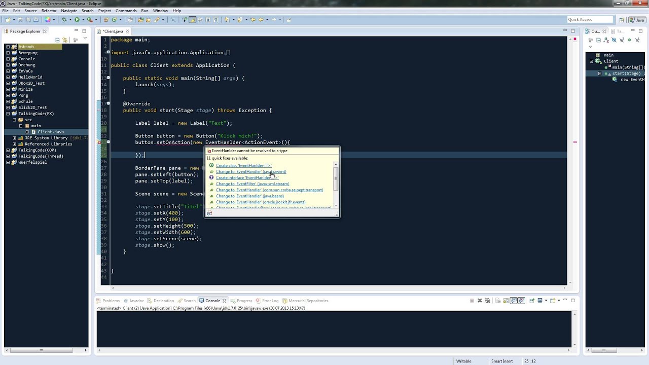 Javafx Tutorial 5 Button Youtube