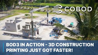 BOD3 in Action — 3D Construction Printing Just Got Faster!