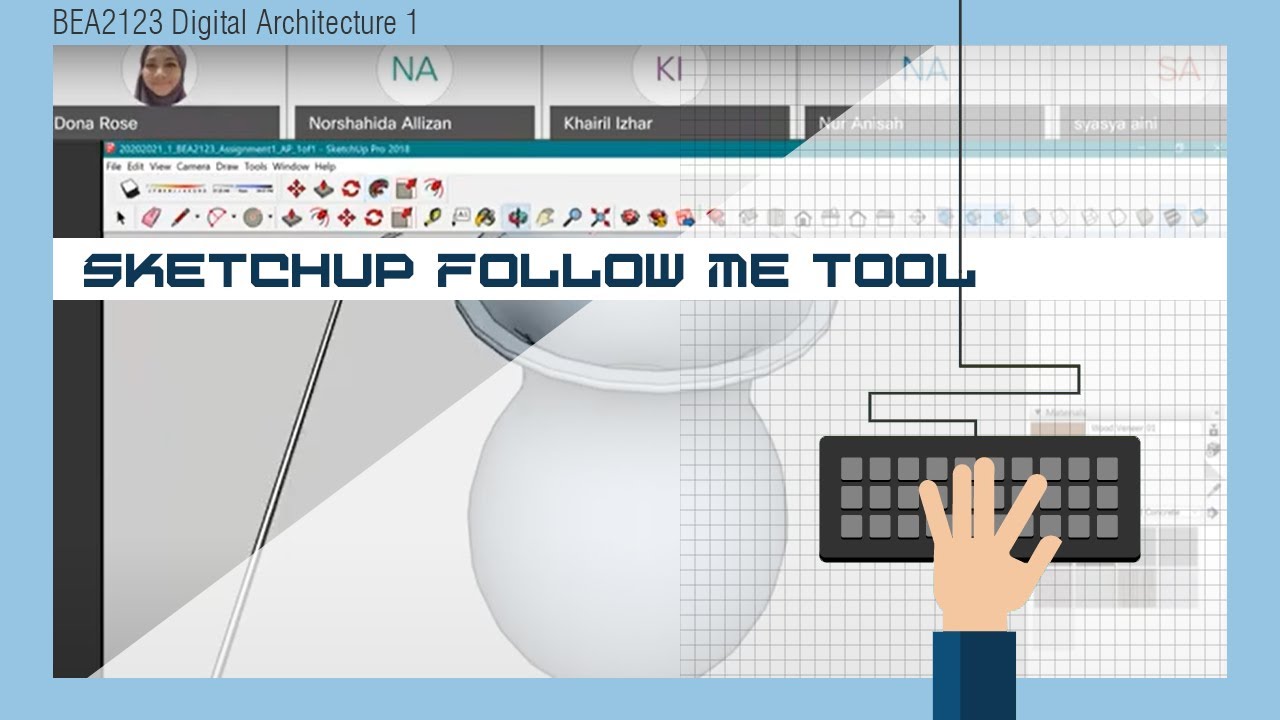 SketchUp Follow Me Tool - YouTube