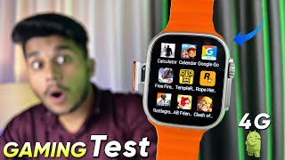 i Played BGMI, FREEFIRE, COC, in this Android Smartwatch⚡️|| 4G Android Smartwatch Gaming Test🔥||