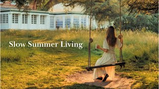 I fell in love with summer in English countryside | Slow & Gentle Living | Gardening & English Manor